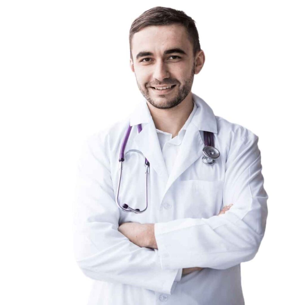 Medilife Home Healthcare Dubai a doctor in a white coat