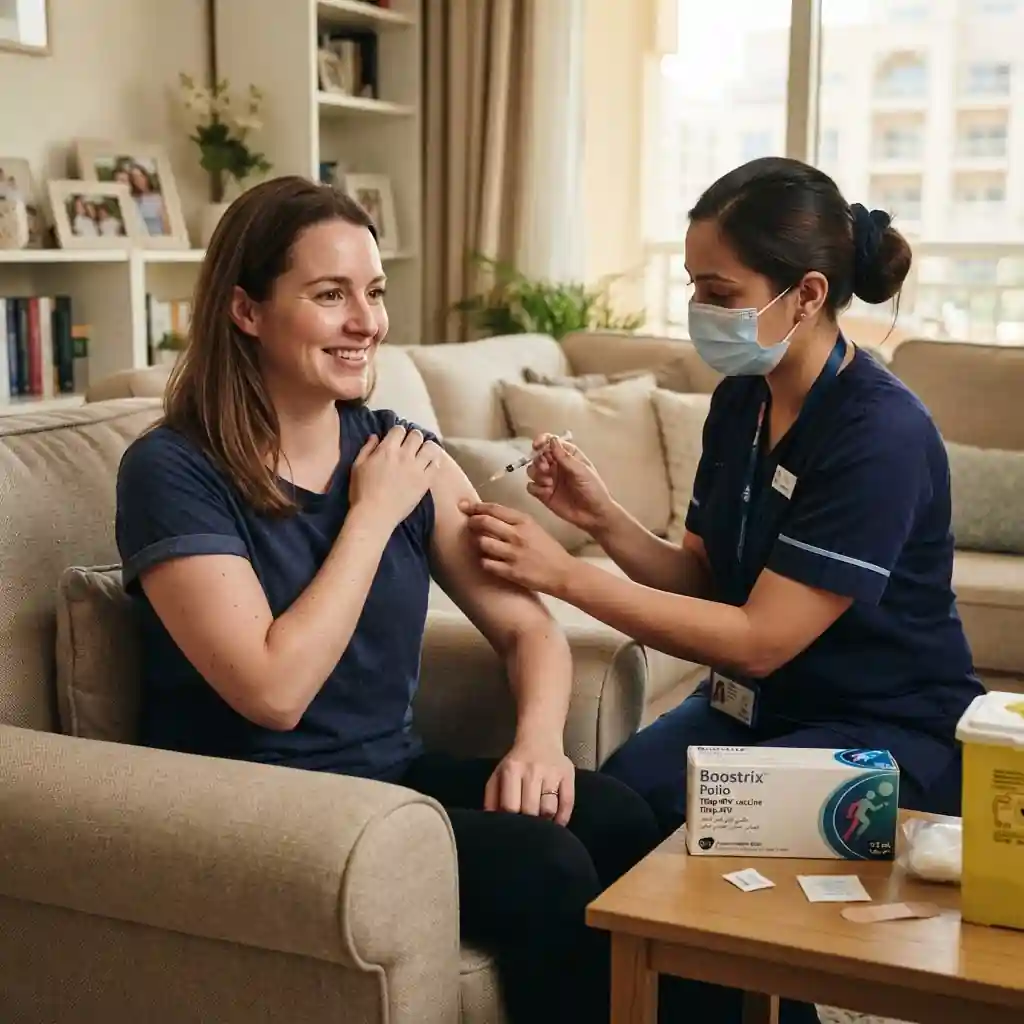 Boostrix vaccine at home Dubai