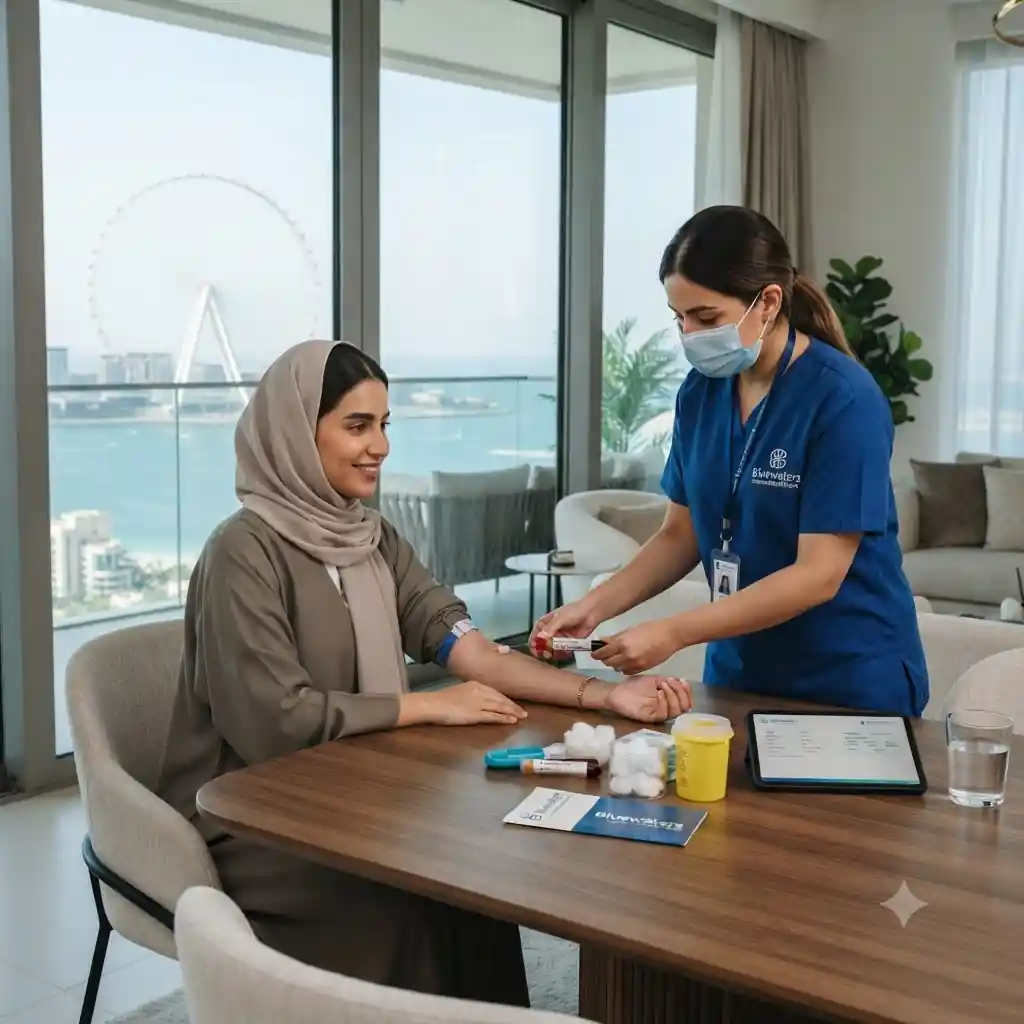 Home Blood Test in Bluewaters