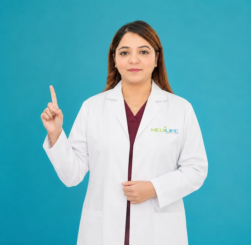 Home physiotherapist Dr. Batool Fatima providing rehabilitation services in Dubai