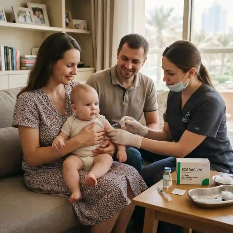 خدمة التطعيم المنزلي في دبي