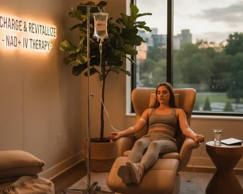 NAD الوريدي في المنزل