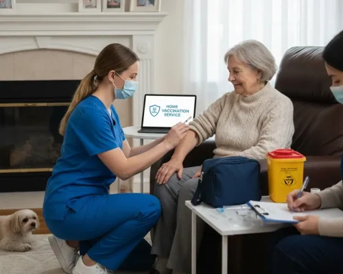 на дому Вакцинация