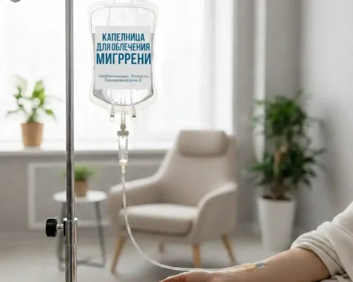 Капельница для облегчения мигрени