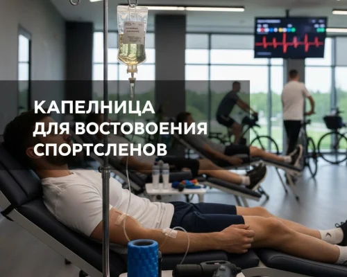 Капельница для восстановления спортсменов Дубай