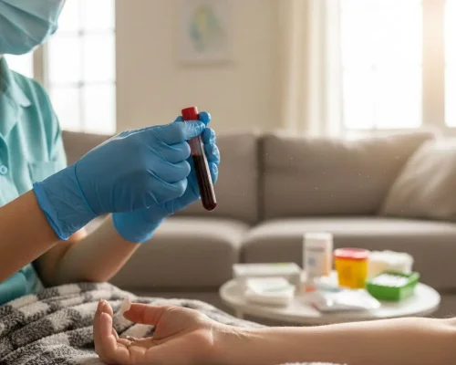 اختبارات طبية منزلية دبي